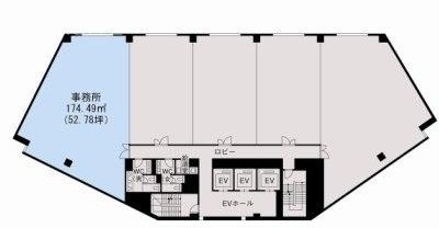 東京建物ファーレ立川ビル② 間取り図