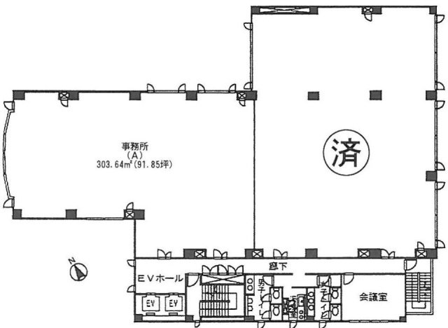 代々木かえつビル4F 間取り図