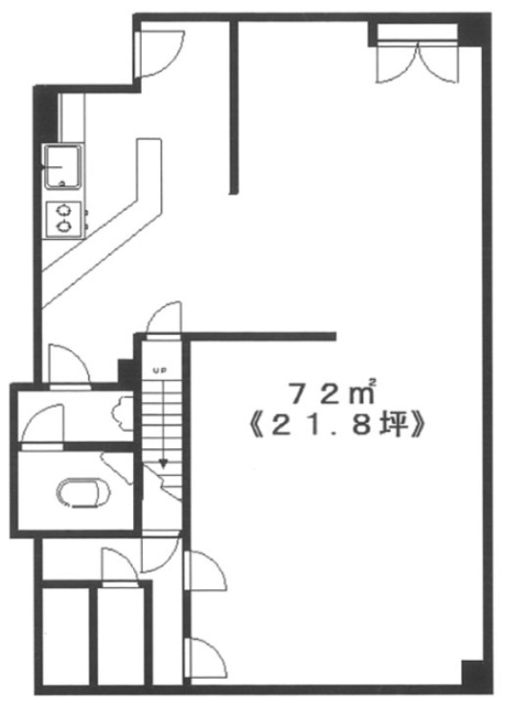 中町ビルB1F 間取り図