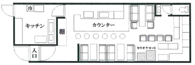 坂戸鶴舞ビル1F 間取り図