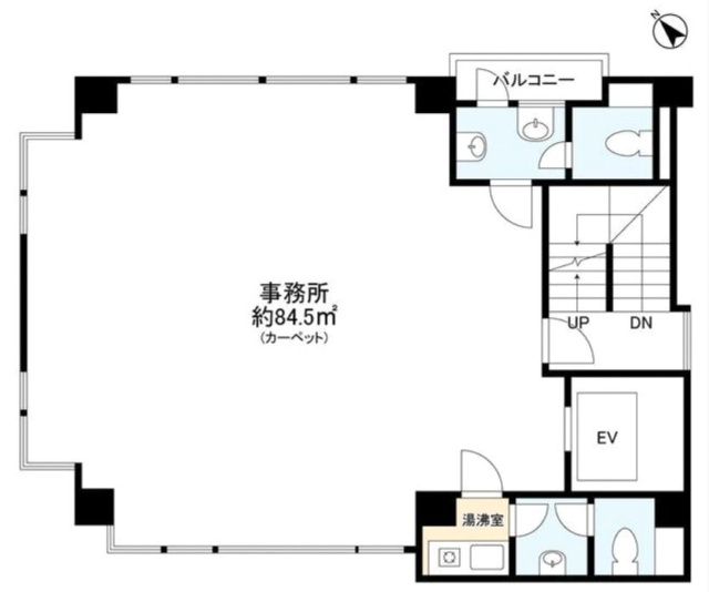 反町旭(たんまちあさひ)ビル4F 間取り図