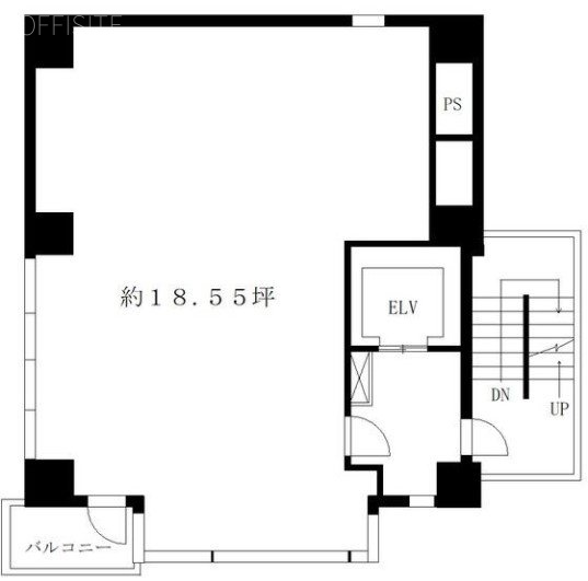 山田ビル2F 間取り図