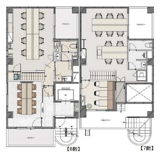 TRUST VALUE神田須田町6F~7F 間取り図