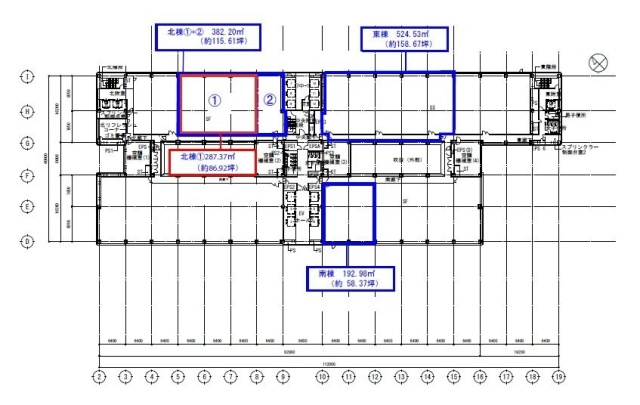 タイム24ビル南 間取り図