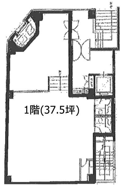 新橋SNビル1F 間取り図