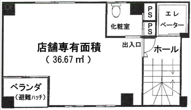 アスピビル2F 間取り図