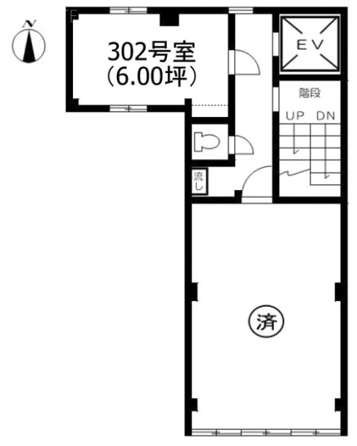 松永ビル302 間取り図