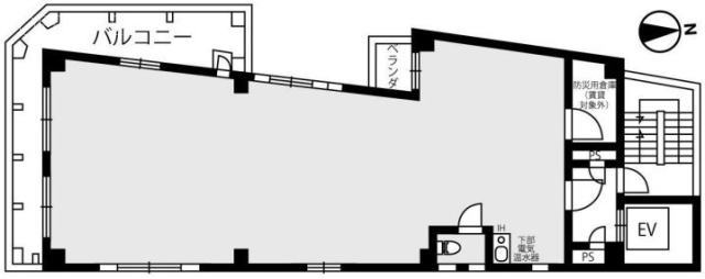 桜井ビル5F 間取り図