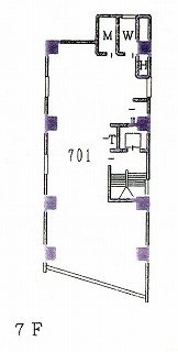 日本橋MMIビル7F 間取り図