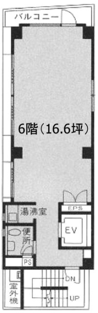 スリースタービル6F 間取り図