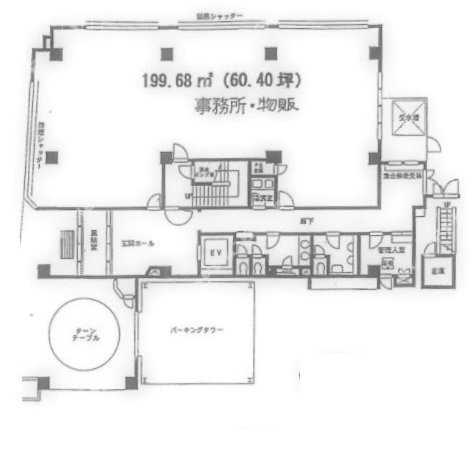立川トーセイビルⅥ(大黒屋ビル)ビル1F 間取り図