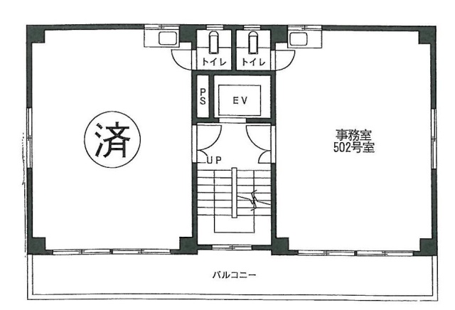 宝栄内神田ビル502 間取り図