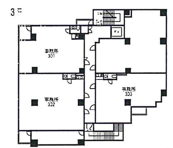 フェルテ中野301 間取り図