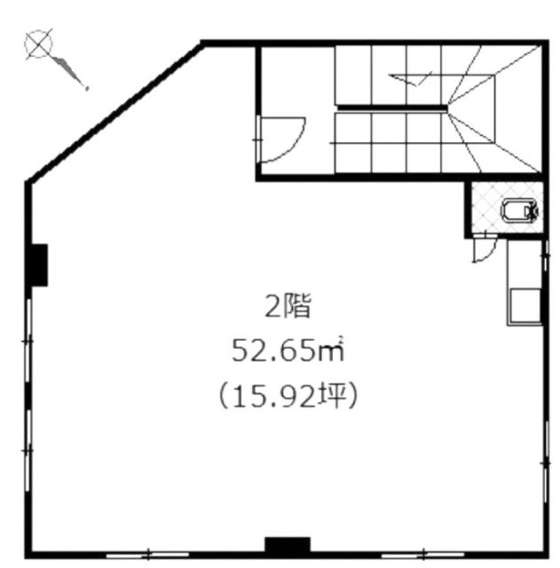 原田ビル2F 間取り図