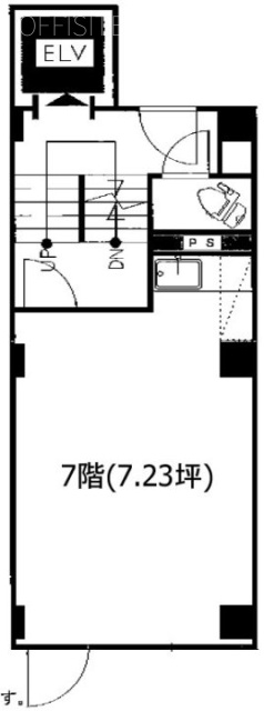 日本橋中央ビル71 間取り図