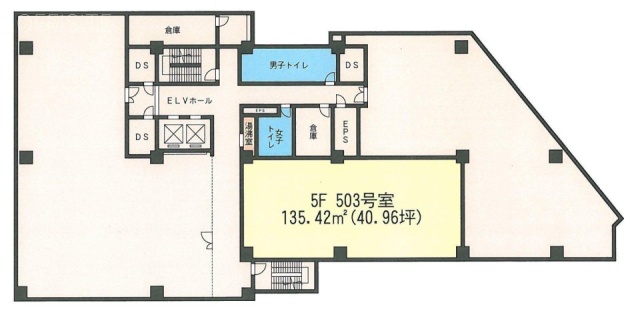 新宿余丁町ビル503 間取り図