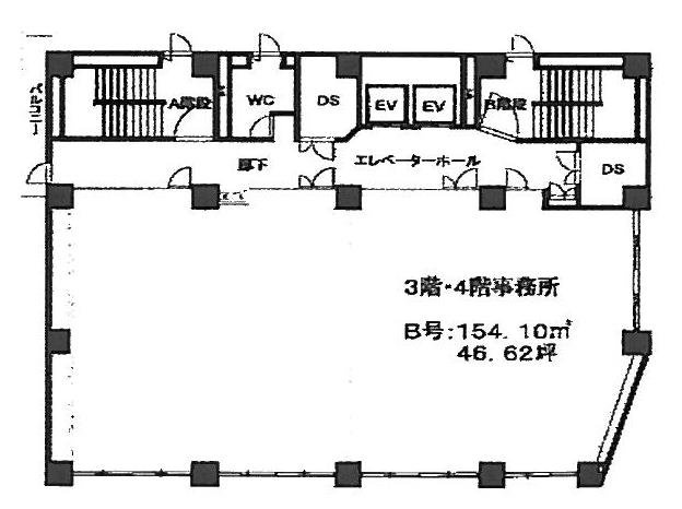 岩崎錦町ビルB 間取り図