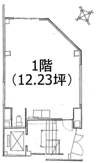 ウィーク御茶ノ水ビル1F 間取り図