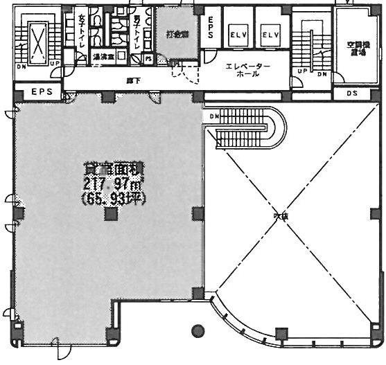 KM新宿ビル2F 間取り図