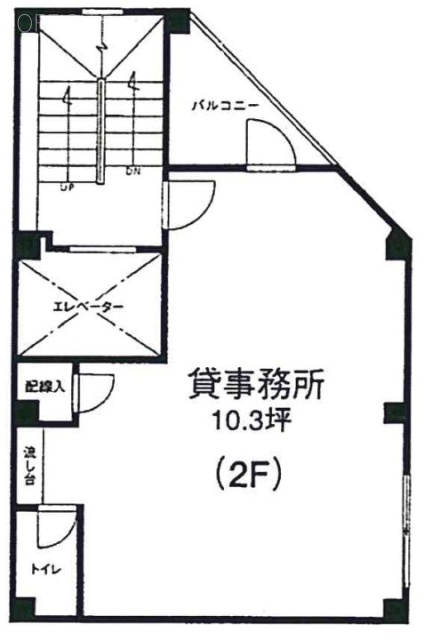 福田ビル2F 間取り図