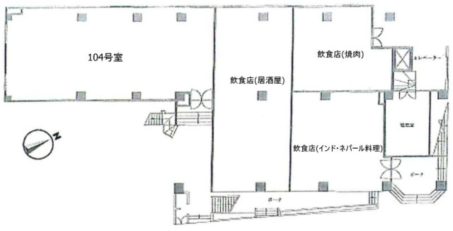 エクレール調布ビル104 間取り図