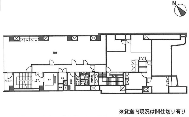 竹中銀座ビルデイング2F 間取り図