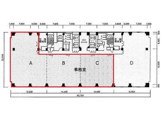 大宮センタービルA～C 間取り図