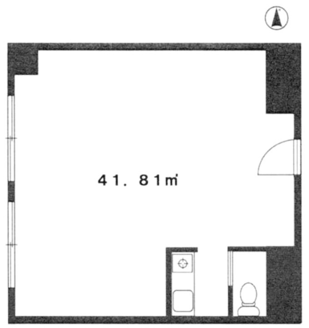 スカイプラザ笹塚102 間取り図