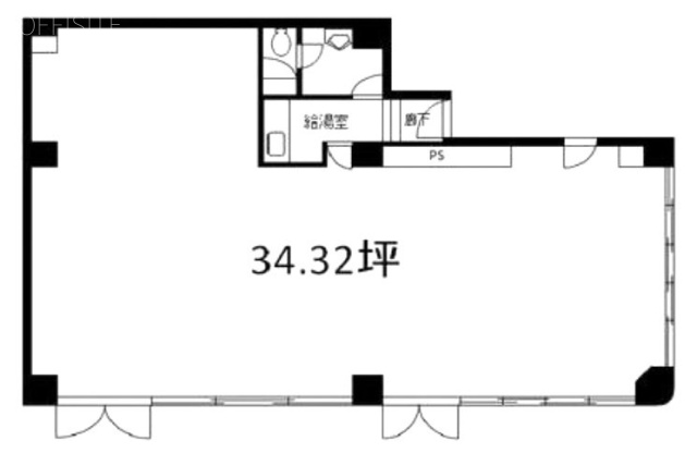 徳永ビル1F 間取り図