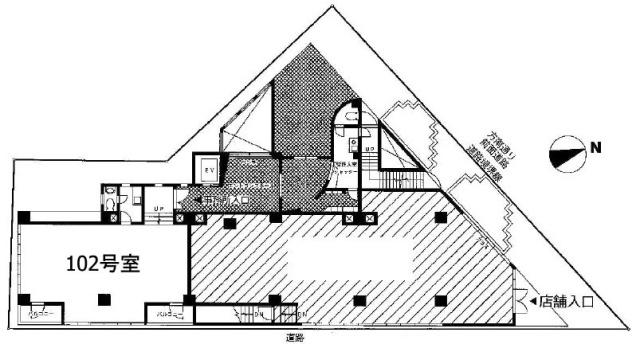 ハラスパジオ方南町102 間取り図