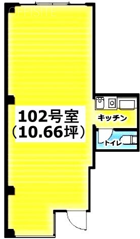 パンプアップ第2ビル102 間取り図