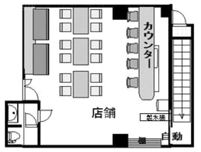 三宏ビルB1F 間取り図