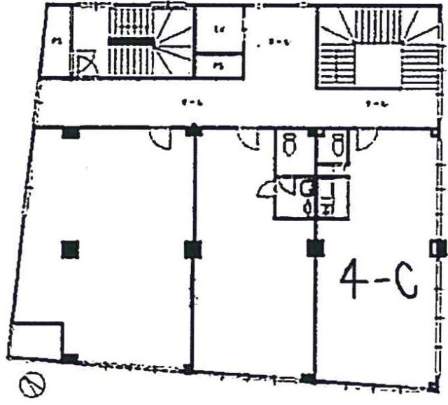 第6吉田ビル4-C 間取り図