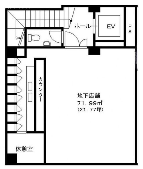 神田KSビルB1F 間取り図