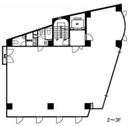 恵比寿清水ビル3F 間取り図