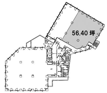 西五反田7丁目ビル2F 間取り図