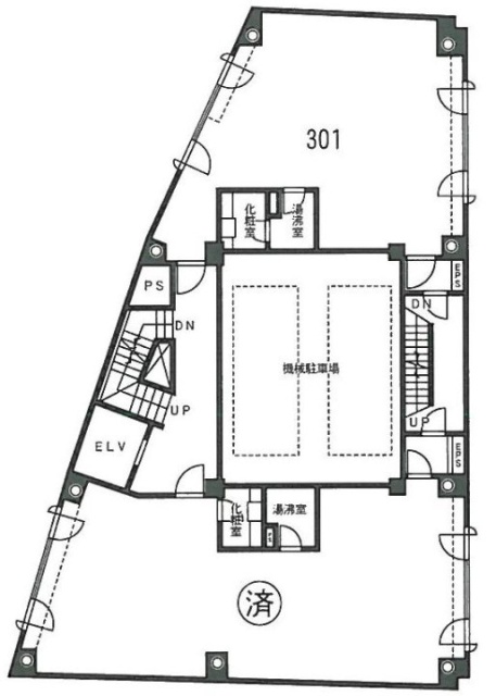 ナカニシビル301 間取り図