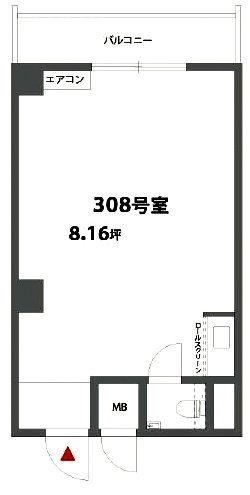 秀和北青山レジデンス308 間取り図