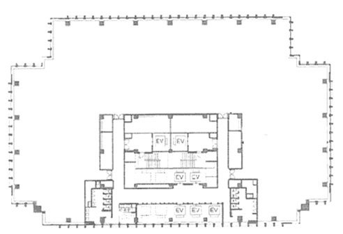 赤坂ガーデンシティ15F 間取り図