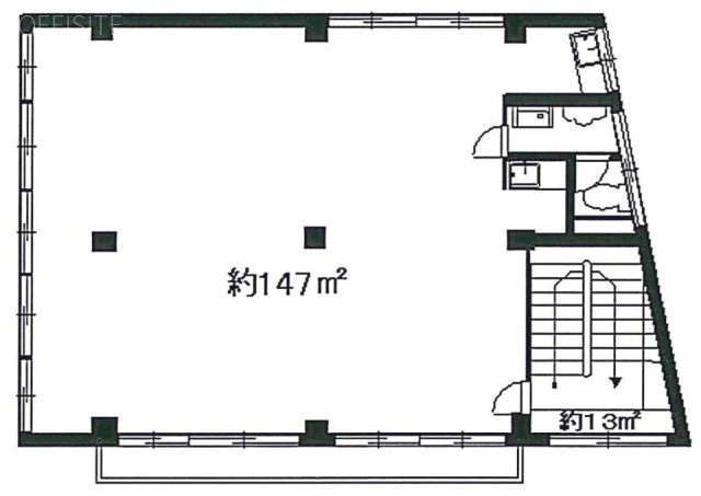 第2永崎ビル4F 間取り図