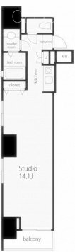 VORT銀座residence204 間取り図
