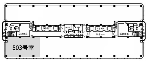 横浜STビル503 間取り図