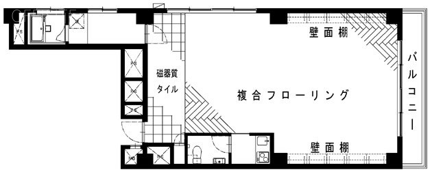 麻布スカイマンション401 間取り図