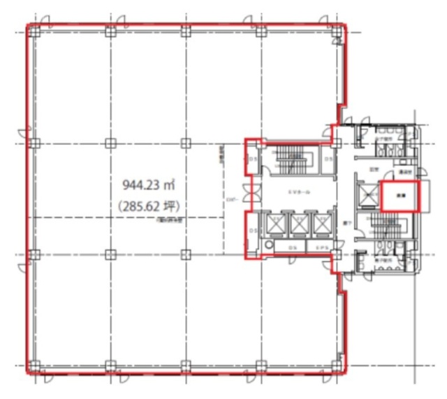 第二証券会館6F 間取り図