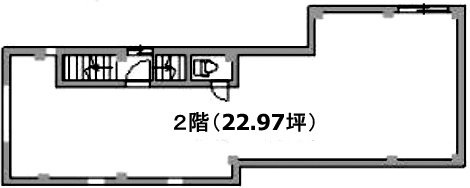 谷中SGビル2F 間取り図