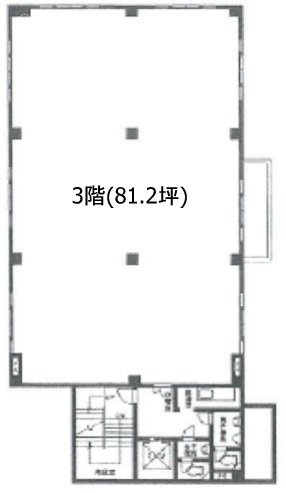 日本パーティビル3F 間取り図