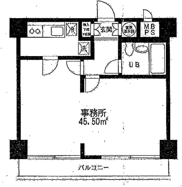 ノア芝大門3F 間取り図