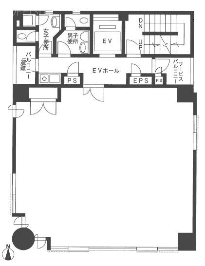 銀座プルミエビル4F 間取り図