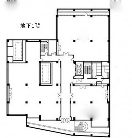 いちご立川ビルB1F 間取り図