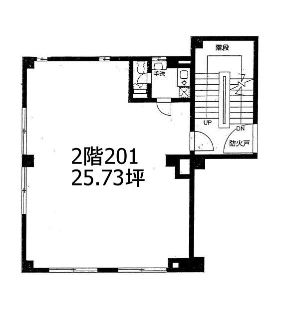 リューツウ本店ビル201 間取り図